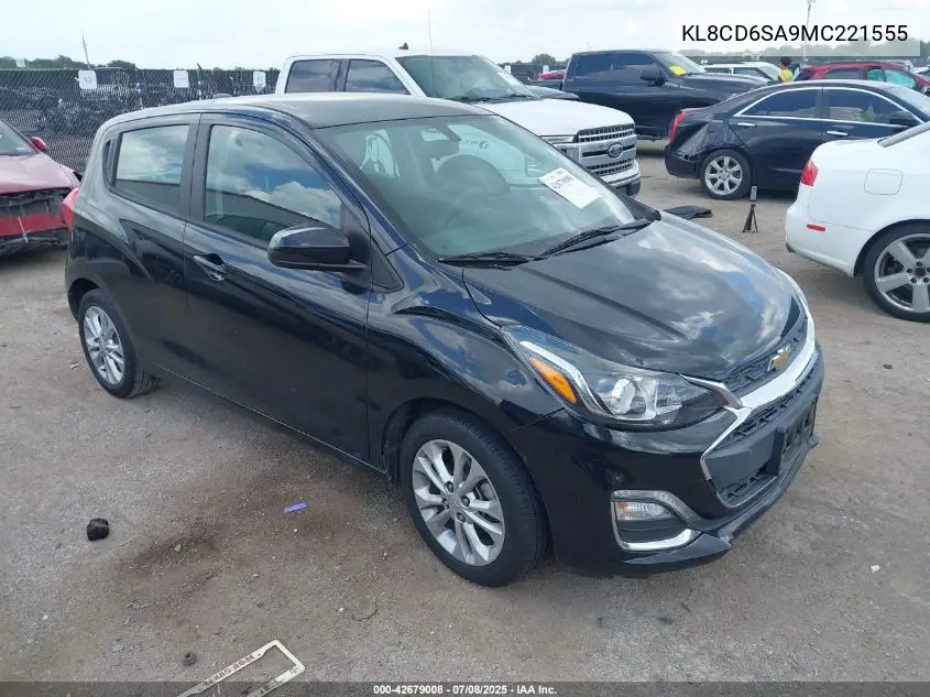 2021 Chevrolet Spark Fwd 1Lt Automatic VIN: KL8CD6SA9MC221555 Lot: 42679008