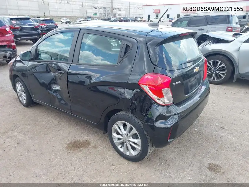 2021 Chevrolet Spark Fwd 1Lt Automatic VIN: KL8CD6SA9MC221555 Lot: 42679008