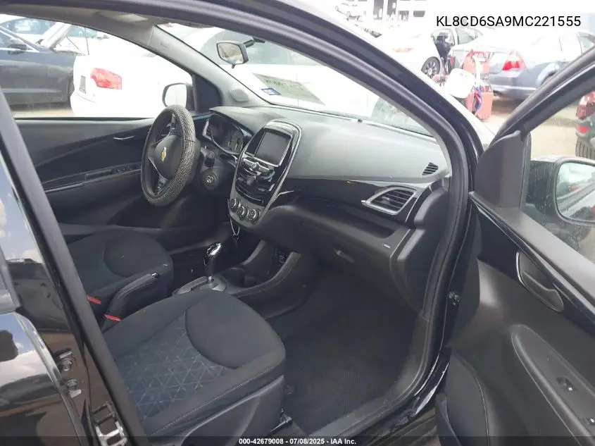 2021 Chevrolet Spark Fwd 1Lt Automatic VIN: KL8CD6SA9MC221555 Lot: 42679008