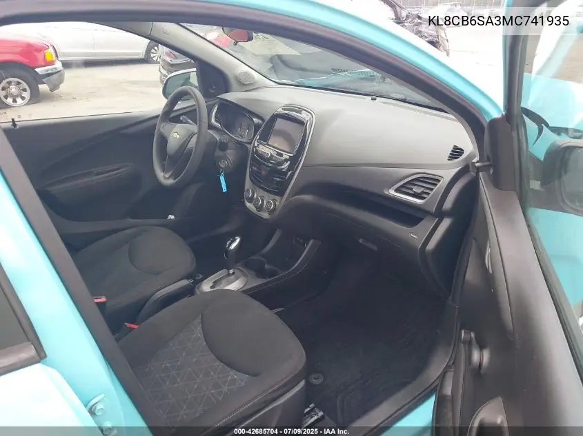 2021 Chevrolet Spark Fwd Ls Automatic VIN: KL8CB6SA3MC741935 Lot: 42685704