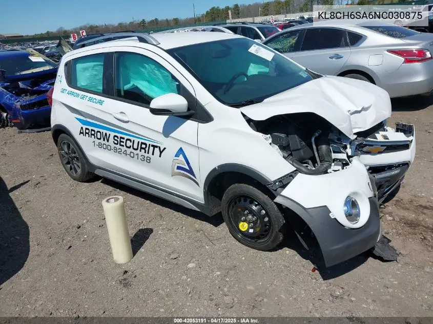 2022 Chevrolet Spark Fwd Activ Automatic VIN: KL8CH6SA6NC030875 Lot: 42053191