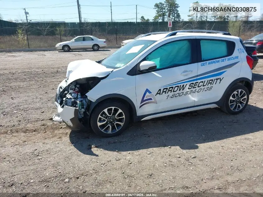 2022 Chevrolet Spark Fwd Activ Automatic VIN: KL8CH6SA6NC030875 Lot: 42053191
