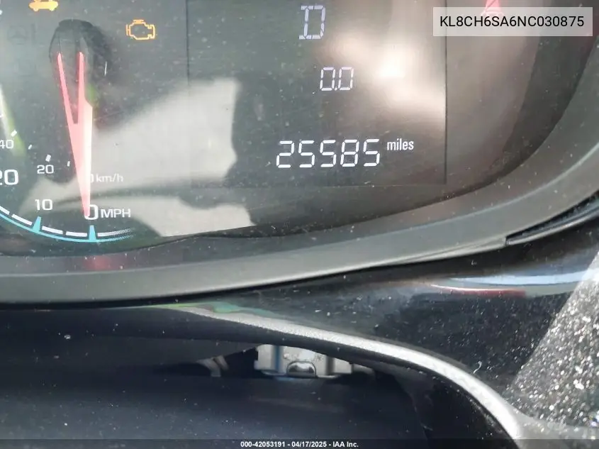 2022 Chevrolet Spark Fwd Activ Automatic VIN: KL8CH6SA6NC030875 Lot: 42053191