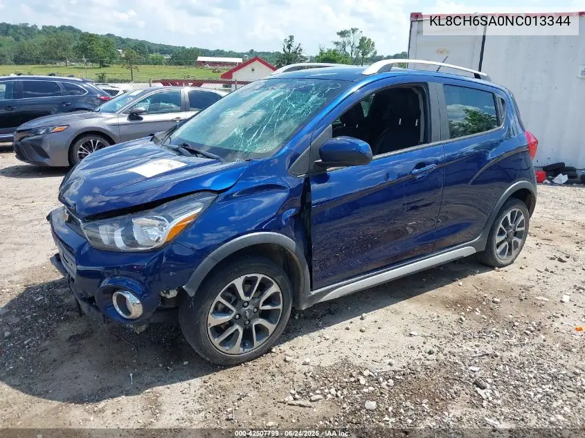 2022 Chevrolet Spark Fwd Activ Automatic VIN: KL8CH6SA0NC013344 Lot: 42507799
