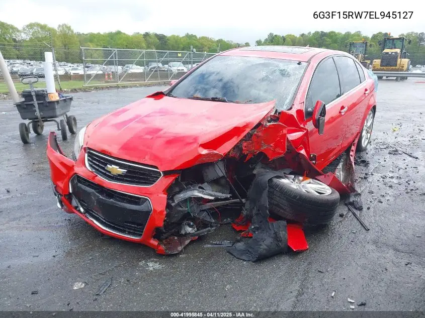 2014 Chevrolet Ss VIN: 6G3F15RW7EL945127 Lot: 41995845