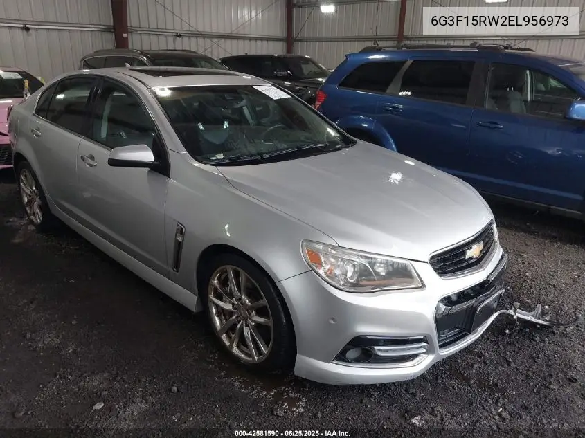 2014 Chevrolet Ss VIN: 6G3F15RW2EL956973 Lot: 42581590