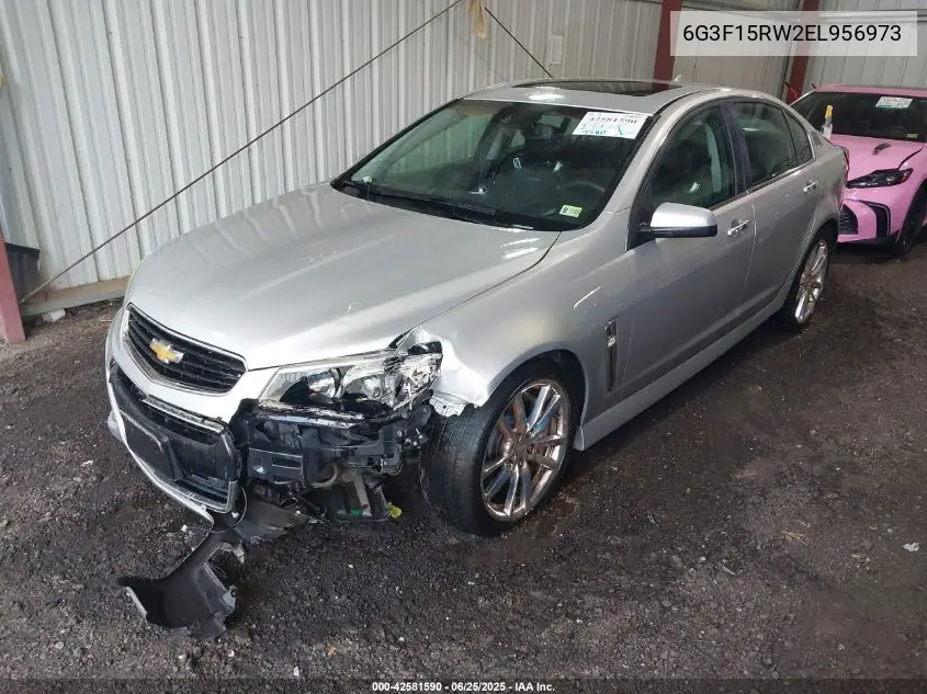 2014 Chevrolet Ss VIN: 6G3F15RW2EL956973 Lot: 42581590