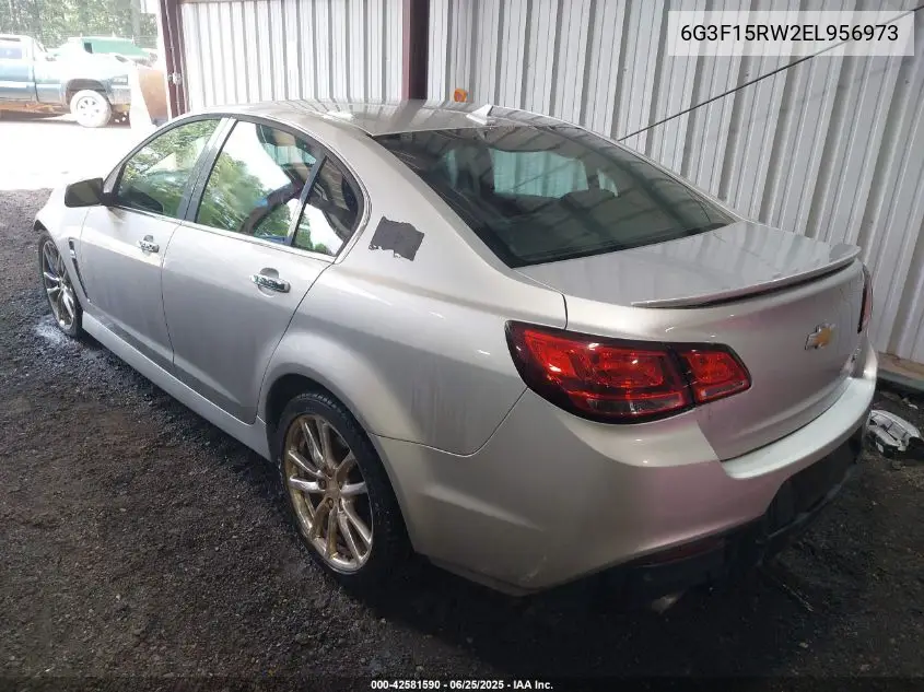 2014 Chevrolet Ss VIN: 6G3F15RW2EL956973 Lot: 42581590