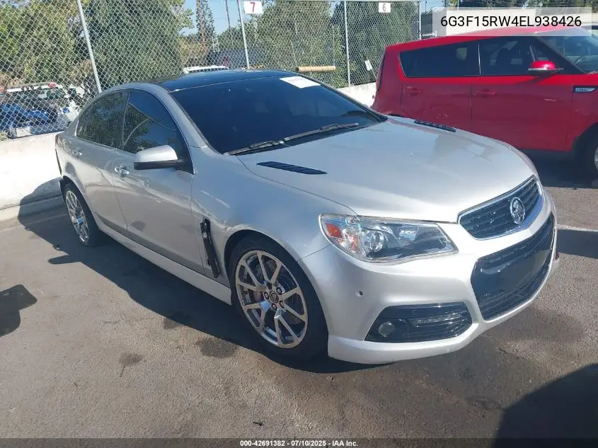 2014 Chevrolet Ss VIN: 6G3F15RW4EL938426 Lot: 42691382