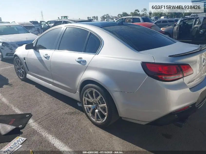2014 Chevrolet Ss VIN: 6G3F15RW4EL938426 Lot: 42691382