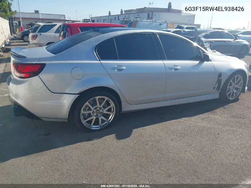 2014 Chevrolet Ss VIN: 6G3F15RW4EL938426 Lot: 42691382