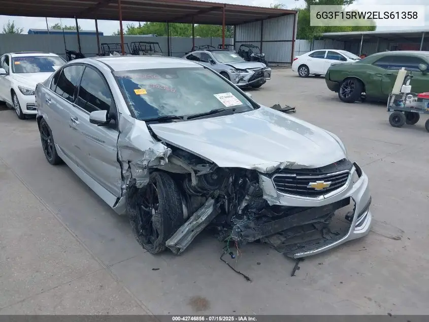 2014 Chevrolet Ss VIN: 6G3F15RW2ELS61358 Lot: 42746856