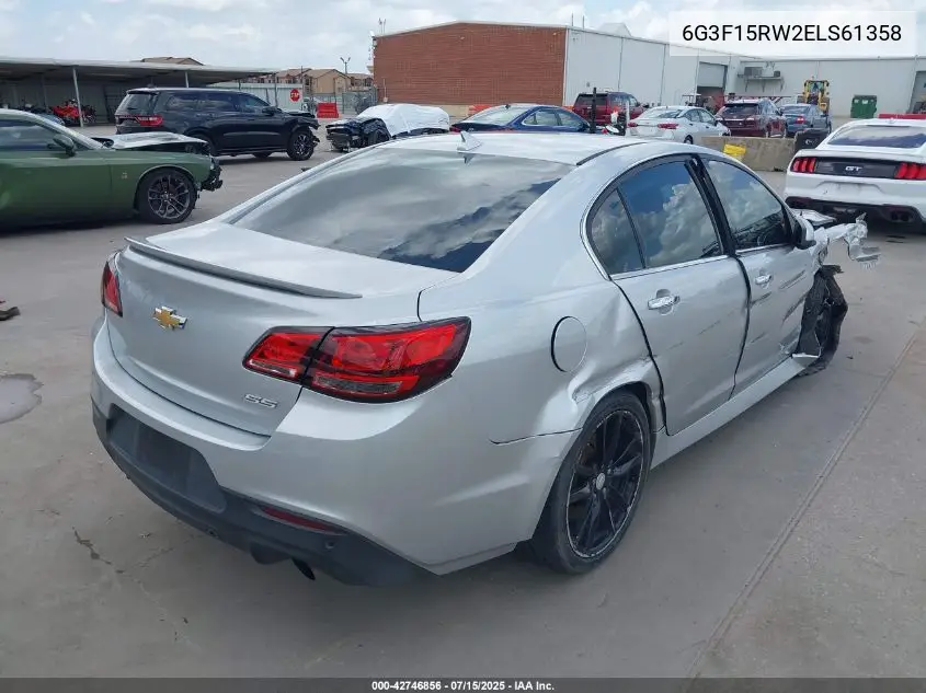 2014 Chevrolet Ss VIN: 6G3F15RW2ELS61358 Lot: 42746856