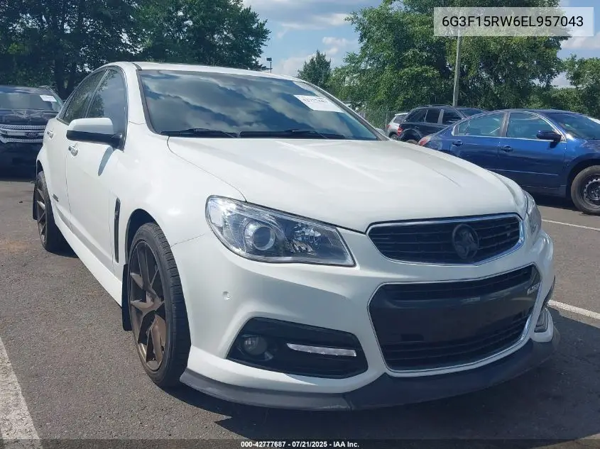 2014 Chevrolet Ss VIN: 6G3F15RW6EL957043 Lot: 42777687