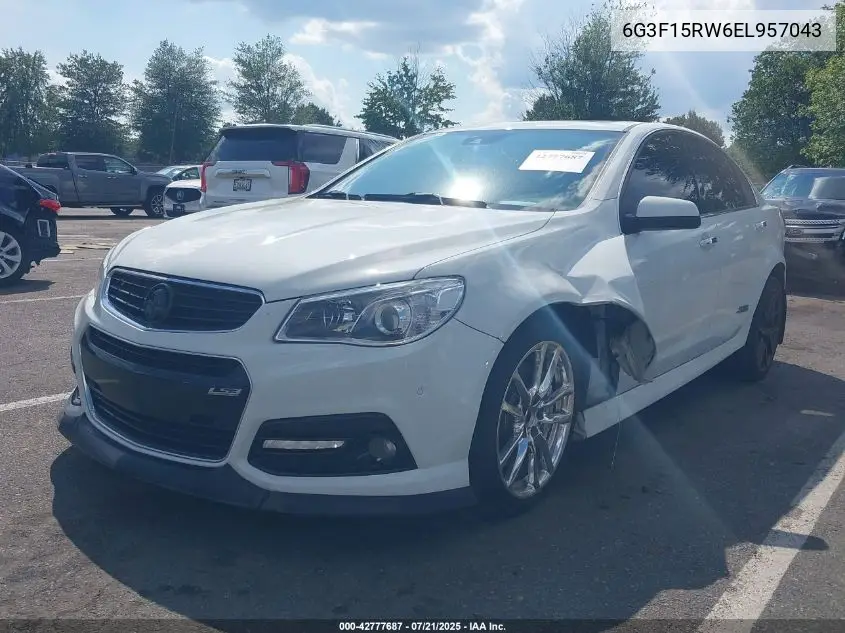 2014 Chevrolet Ss VIN: 6G3F15RW6EL957043 Lot: 42777687
