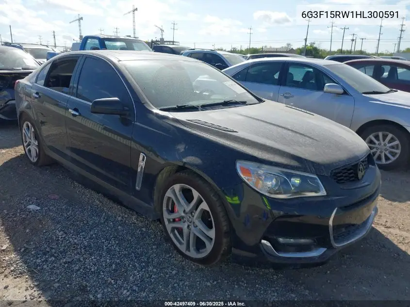 2017 Chevrolet Ss VIN: 6G3F15RW1HL300591 Lot: 42497409