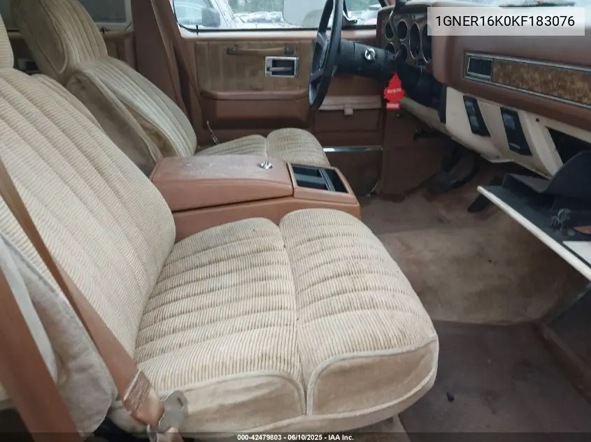 1989 Chevrolet Suburban R1500 VIN: 1GNER16K0KF183076 Lot: 42479803