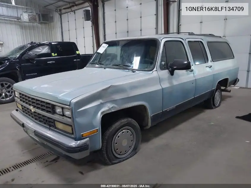 1990 Chevrolet Suburban R1500 VIN: 1GNER16K8LF134709 Lot: 42198031