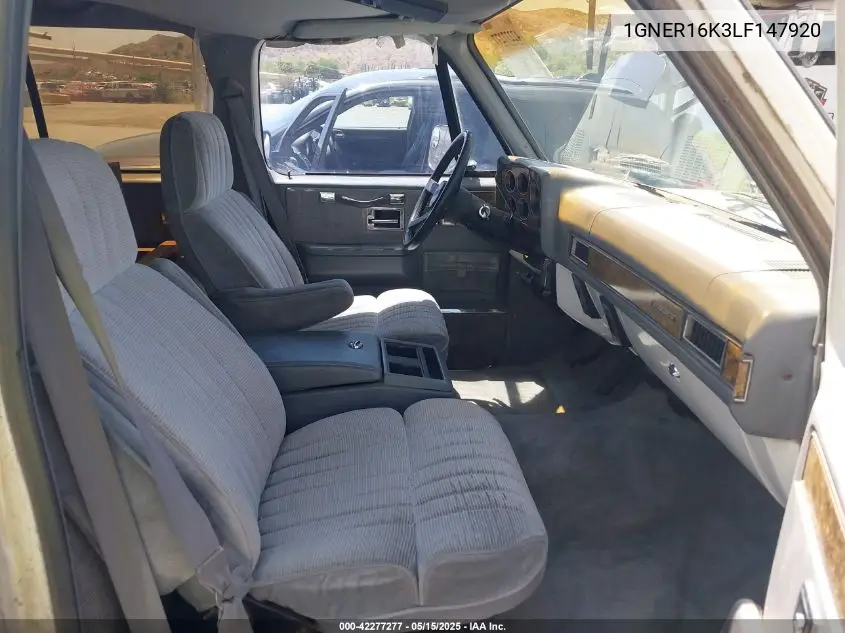 1990 Chevrolet Suburban R1500 VIN: 1GNER16K3LF147920 Lot: 42277277