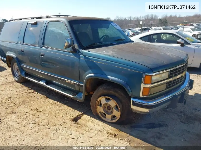 1993 Chevrolet Suburban K1500 VIN: 1GNFK16K7PJ371462 Lot: 41611609