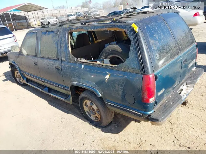 1993 Chevrolet Suburban K1500 VIN: 1GNFK16K7PJ371462 Lot: 41611609