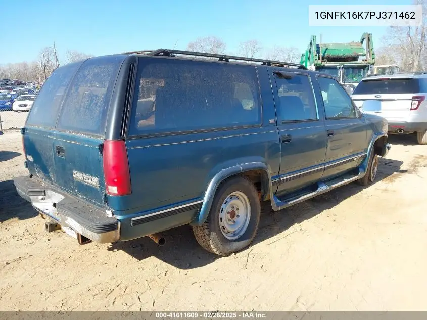 1993 Chevrolet Suburban K1500 VIN: 1GNFK16K7PJ371462 Lot: 41611609