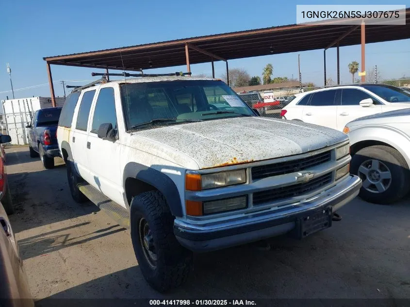 1995 Chevrolet Suburban K2500 VIN: 1GNGK26N5SJ307675 Lot: 41417998