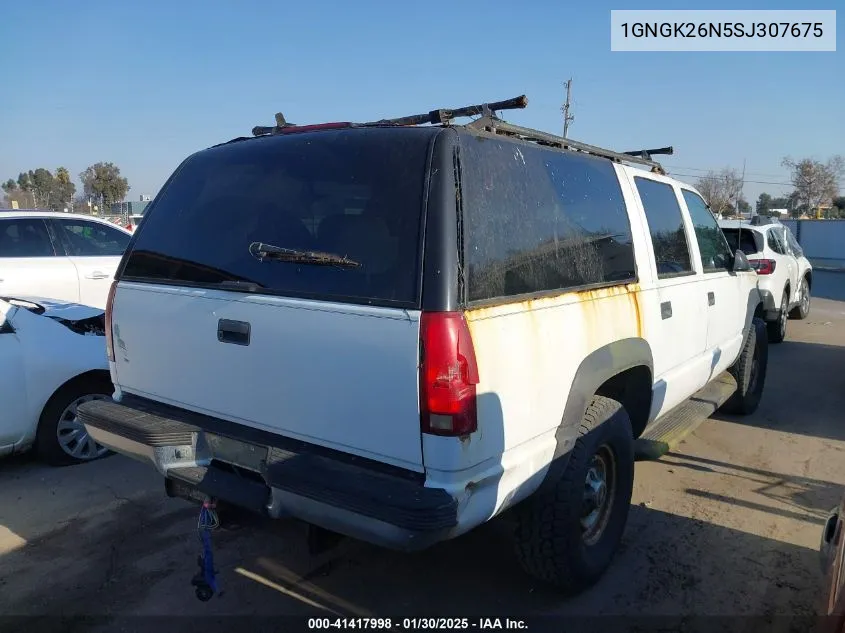 1995 Chevrolet Suburban K2500 VIN: 1GNGK26N5SJ307675 Lot: 41417998