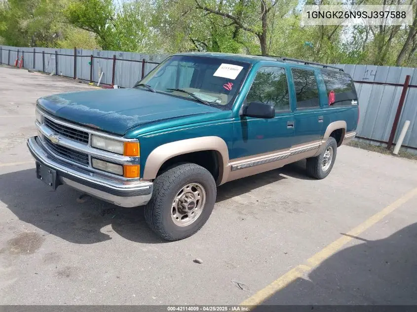 1995 Chevrolet Suburban K2500 VIN: 1GNGK26N9SJ397588 Lot: 42114009