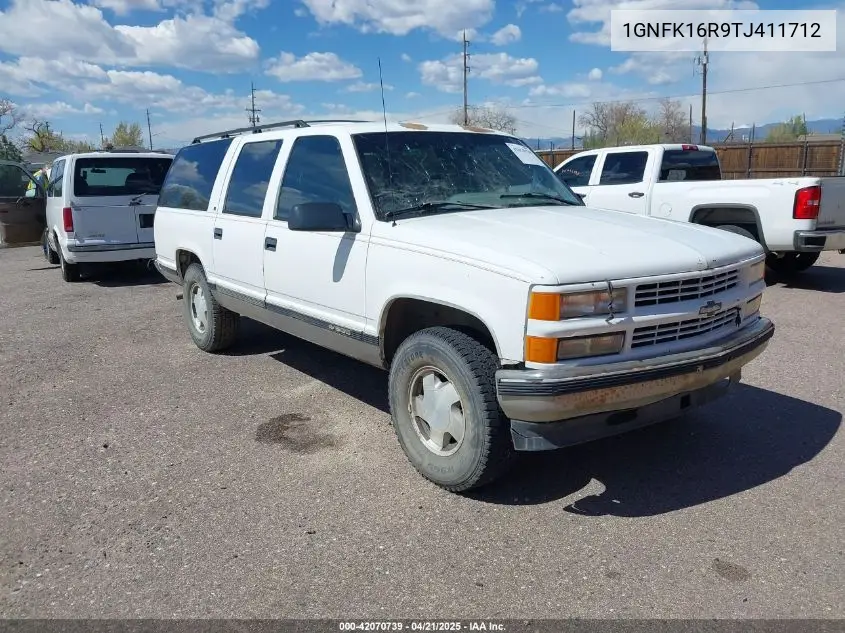 1996 Chevrolet Suburban K1500 VIN: 1GNFK16R9TJ411712 Lot: 42070739