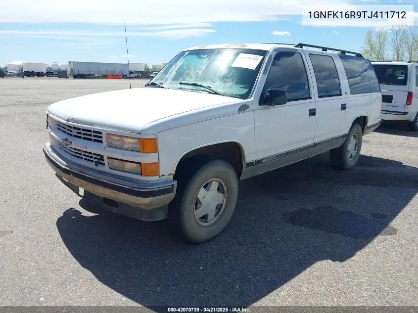 1996 Chevrolet Suburban K1500 VIN: 1GNFK16R9TJ411712 Lot: 42070739
