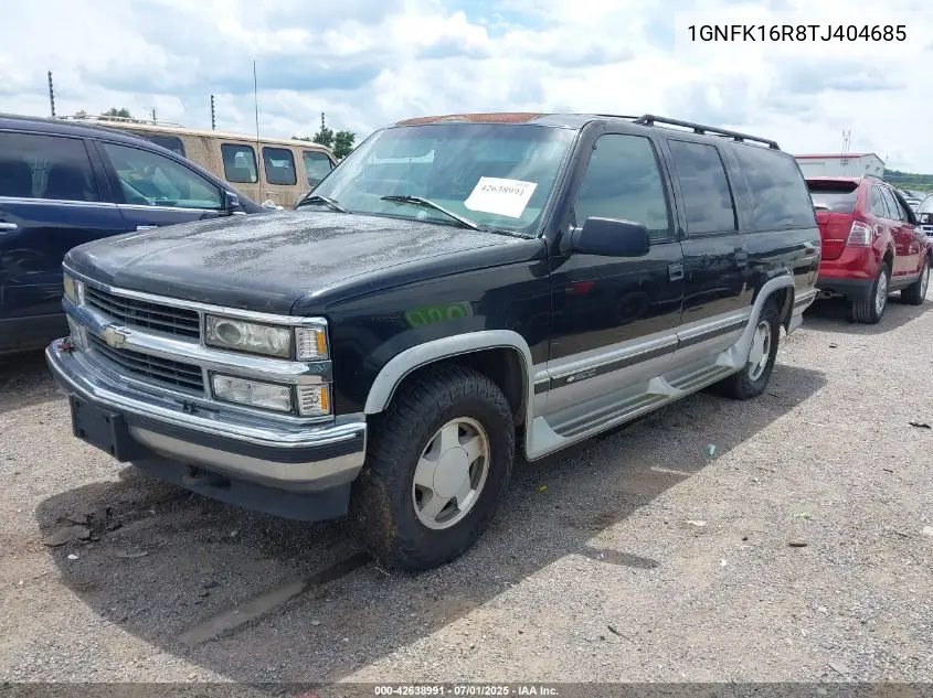 1996 Chevrolet Suburban K1500 VIN: 1GNFK16R8TJ404685 Lot: 42638991
