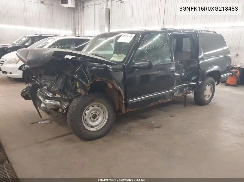 1999 Chevrolet Suburban K1500 VIN: 3GNFK16R0XG218453 Lot: 42179578