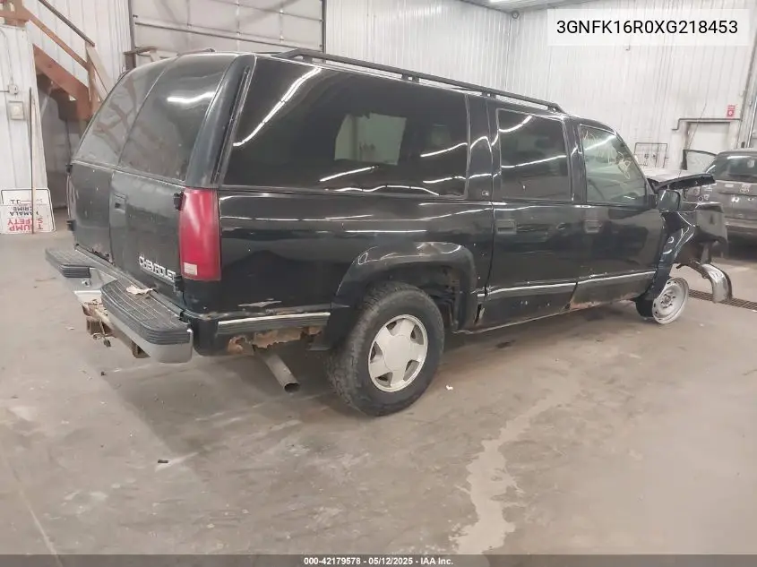 1999 Chevrolet Suburban K1500 VIN: 3GNFK16R0XG218453 Lot: 42179578