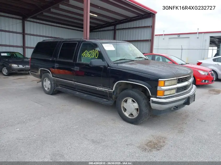 1999 Chevrolet Suburban 1500 Lt VIN: 3GNFK16R4XG232727 Lot: 42602810