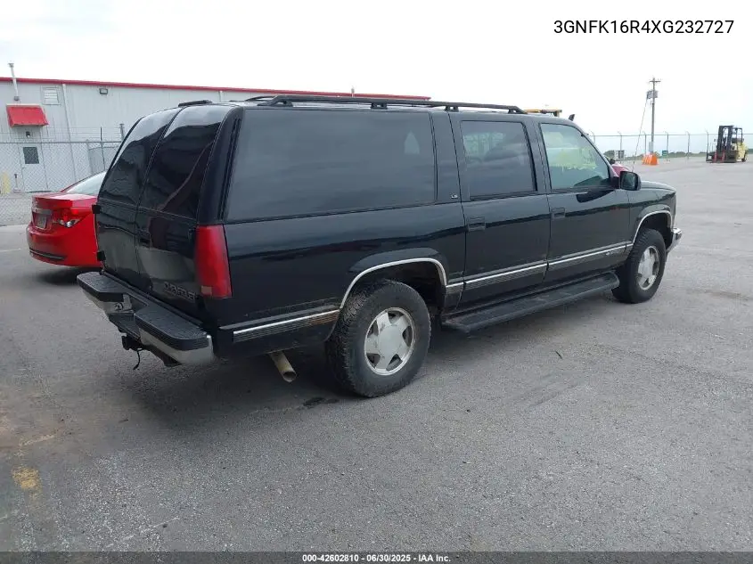 1999 Chevrolet Suburban 1500 Lt VIN: 3GNFK16R4XG232727 Lot: 42602810