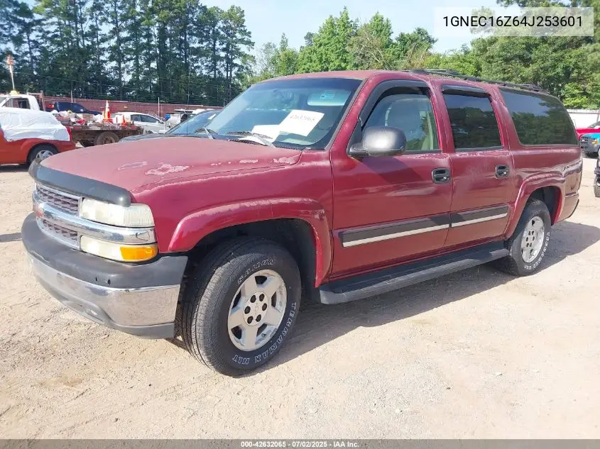 2004 Chevrolet Suburban C1500 VIN: 1GNEC16Z64J253601 Lot: 42632065