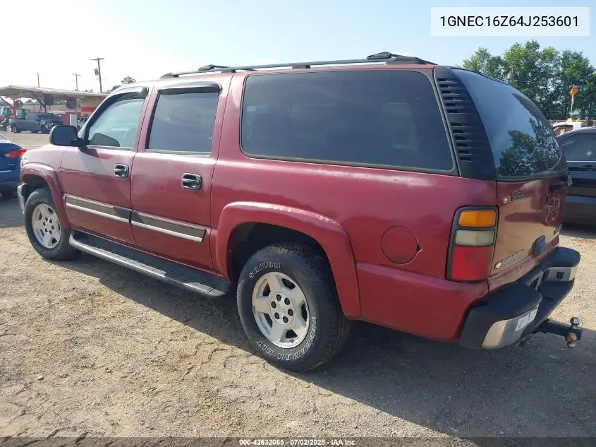 2004 Chevrolet Suburban C1500 VIN: 1GNEC16Z64J253601 Lot: 42632065