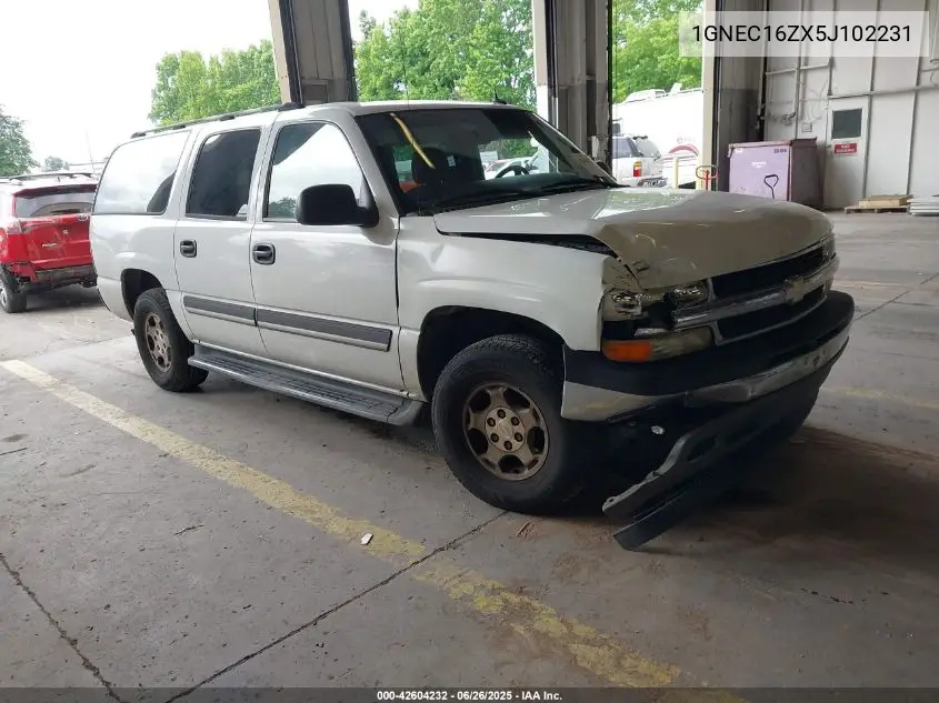 2005 Chevrolet Suburban Ls VIN: 1GNEC16ZX5J102231 Lot: 42604232