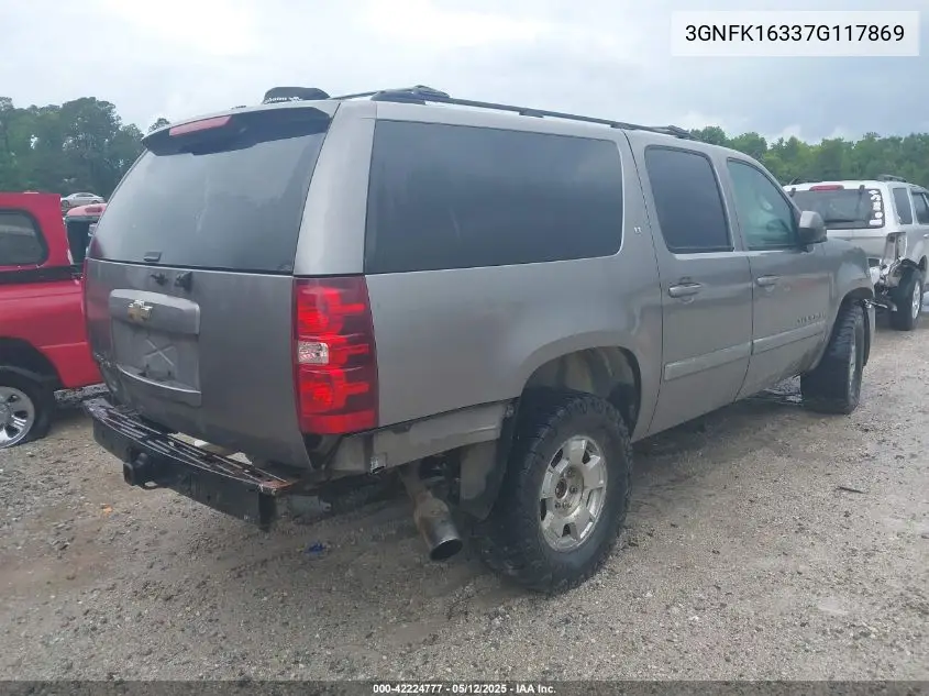 2007 Chevrolet Suburban K1500 VIN: 3GNFK16337G117869 Lot: 42224777