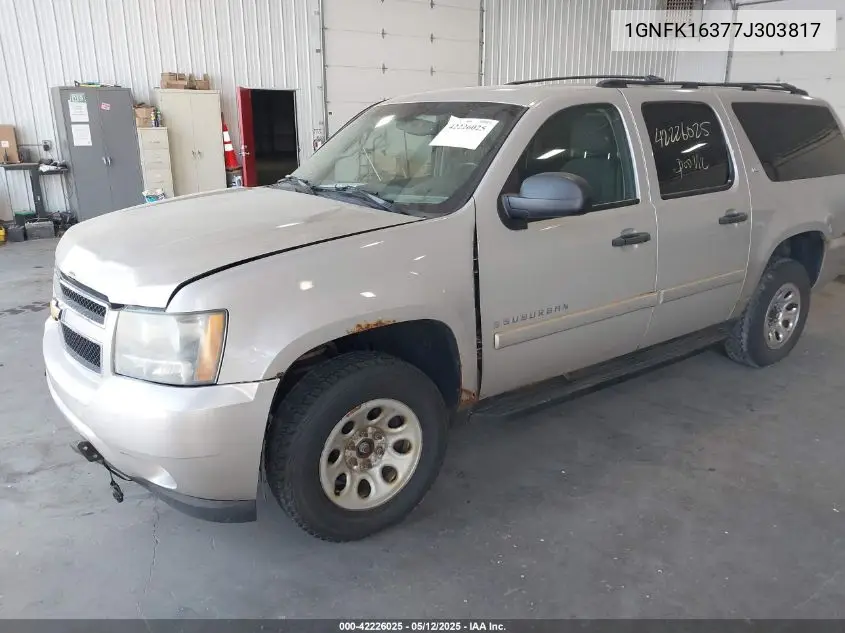 2007 Chevrolet Suburban Ls VIN: 1GNFK16377J303817 Lot: 42226025
