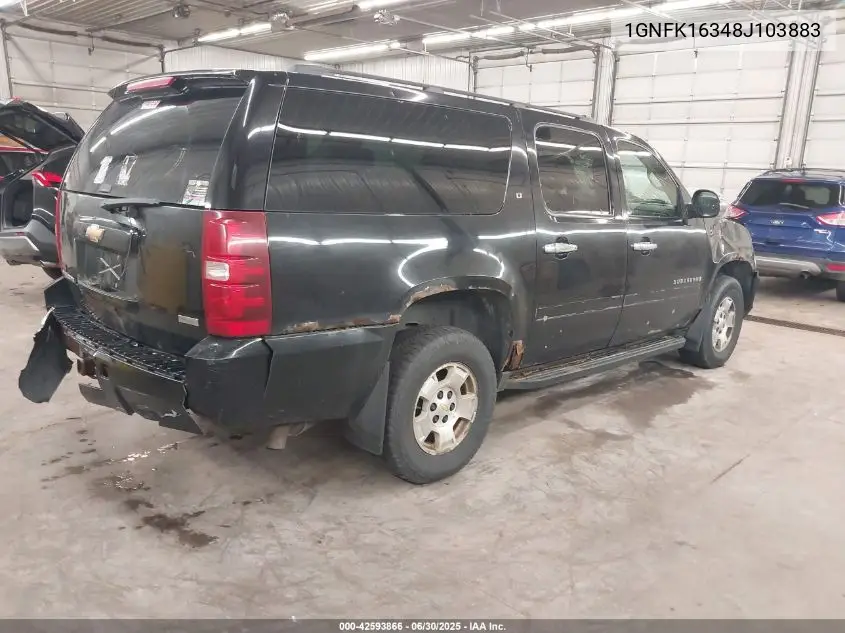 2008 Chevrolet Suburban Lt VIN: 1GNFK16348J103883 Lot: 42593866