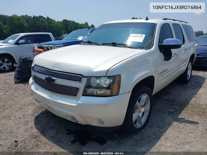 2008 Chevrolet Suburban C1500 Ls VIN: 1GNFC16JX8R216864 Lot: 42604220