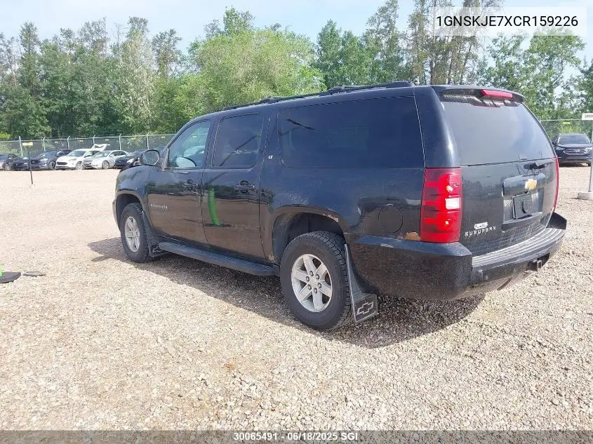 2012 Chevrolet Suburban K1500 Lt VIN: 1GNSKJE7XCR159226 Lot: 30065491