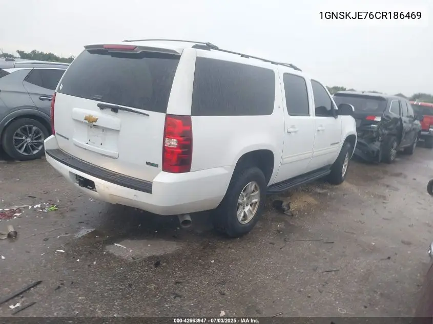 2012 Chevrolet Suburban Lt VIN: 1GNSKJE76CR186469 Lot: 42663947