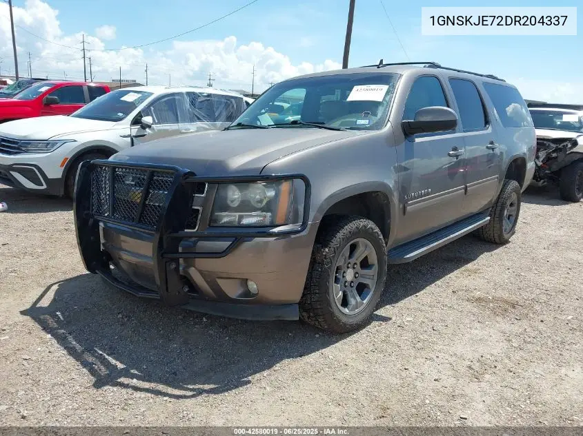 2013 Chevrolet Suburban Lt VIN: 1GNSKJE72DR204337 Lot: 42580019