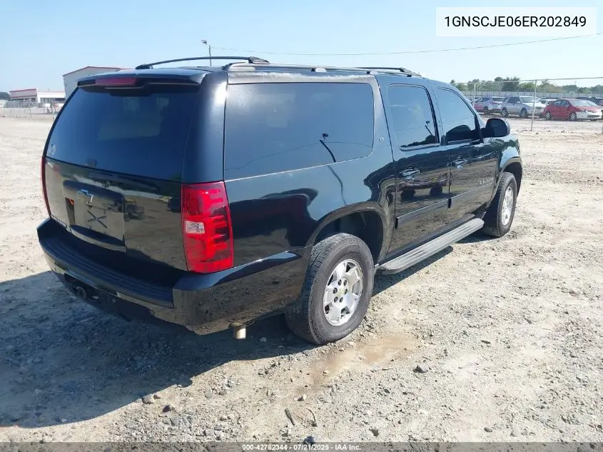 2014 Chevrolet Suburban C1500 Lt VIN: 1GNSCJE06ER202849 Lot: 42782344