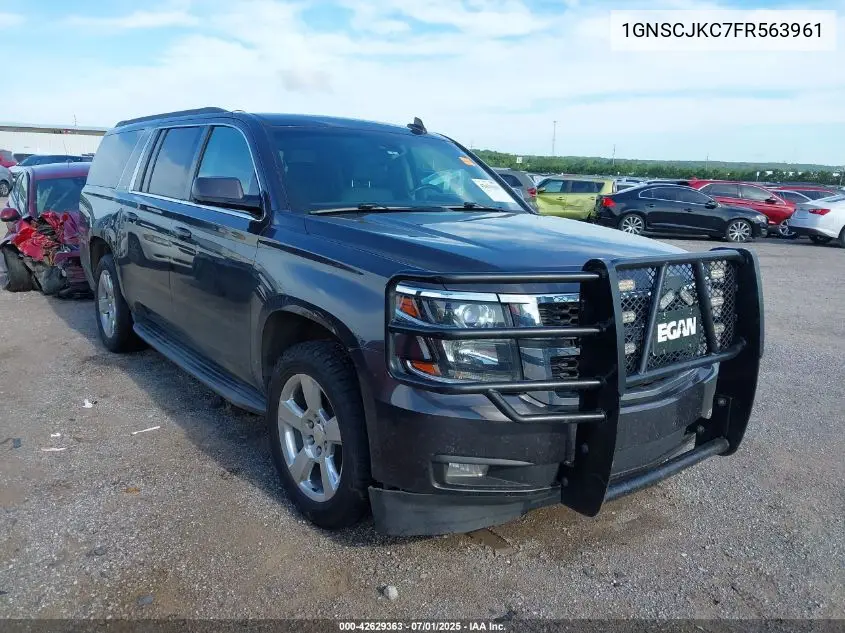 2015 Chevrolet Suburban Lt VIN: 1GNSCJKC7FR563961 Lot: 42629363