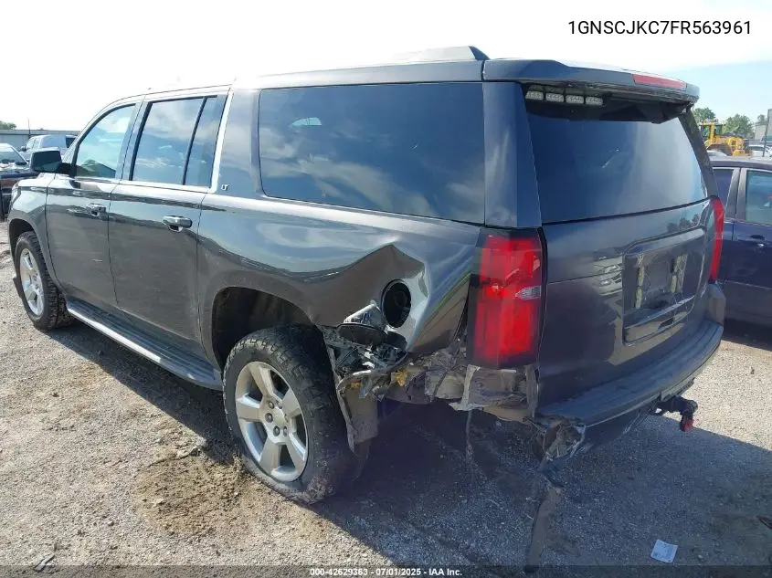 2015 Chevrolet Suburban Lt VIN: 1GNSCJKC7FR563961 Lot: 42629363