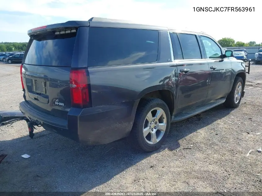 2015 Chevrolet Suburban Lt VIN: 1GNSCJKC7FR563961 Lot: 42629363